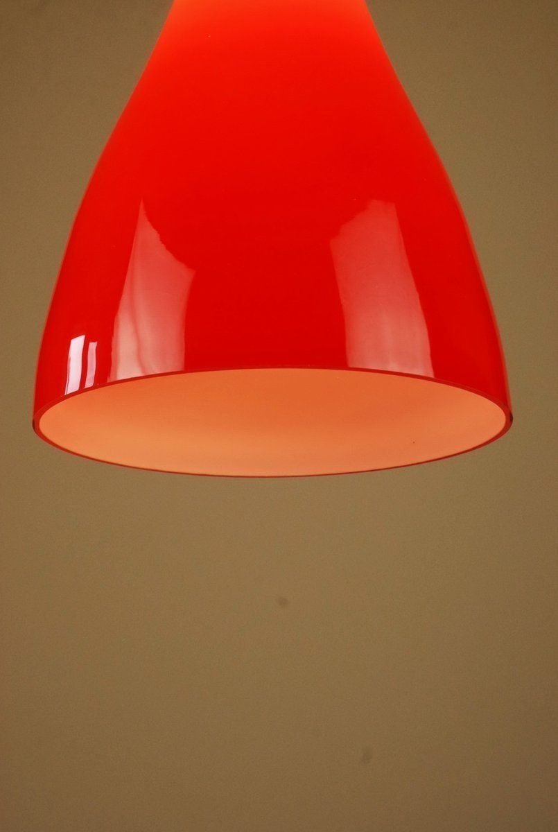 Lighting Glass Pendant Lamp From Stilnovo, 1950s photo