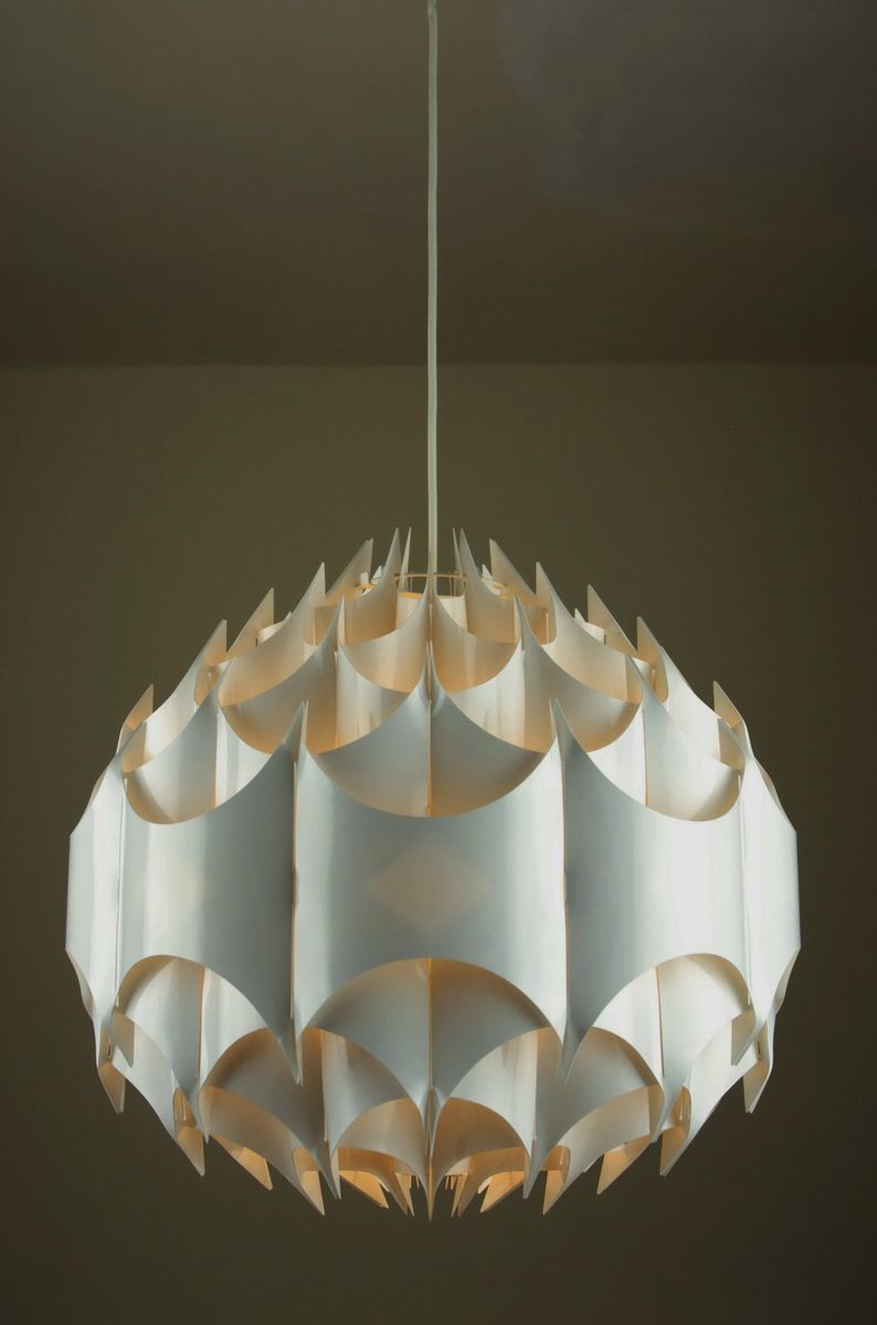 Rhythmic Globe Pendant By Havlova Milanda For Vest, 1970s photo Lighting