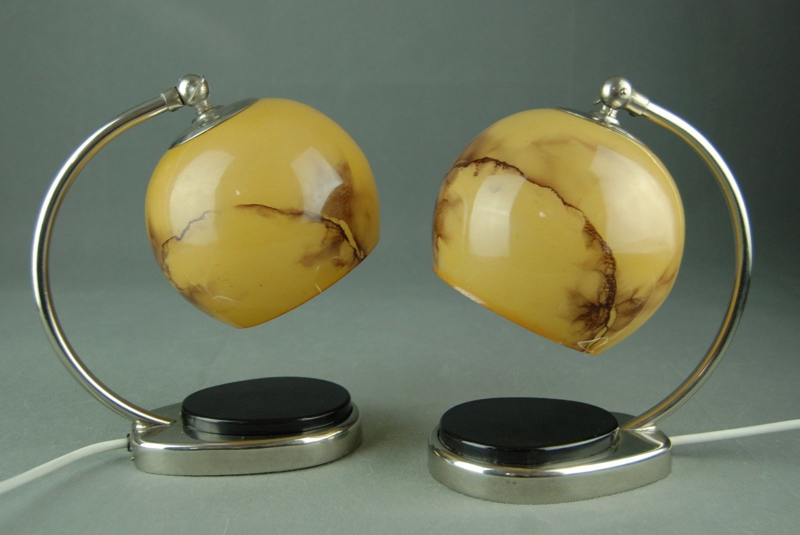 Lamps By Marianne Brandt For Gothaer Metallwarenfabrik, 1950s, Set Of 2 photo furniture