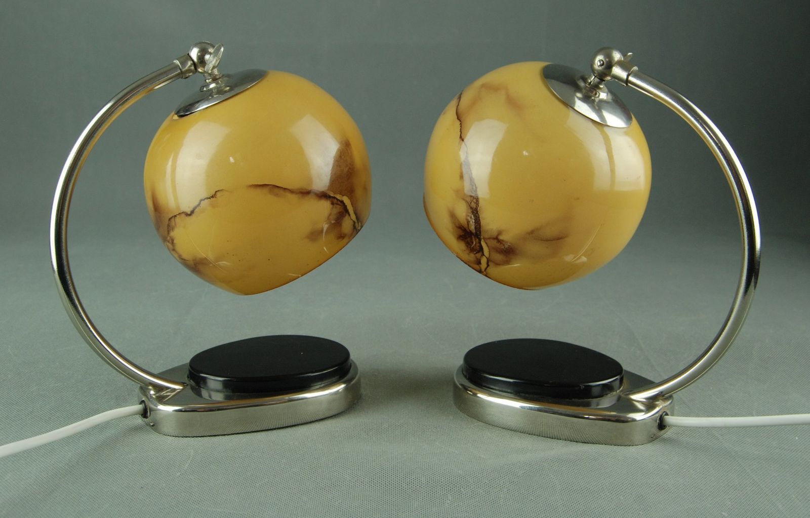 Lamps By Marianne Brandt For Gothaer Metallwarenfabrik, 1950s, Set Of 2 photo buy