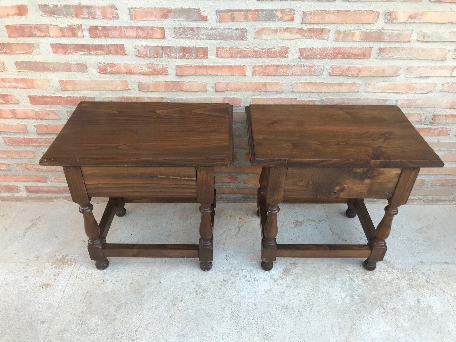 photo vinterior Spanish Nightstands, 1920s, Set Of 2