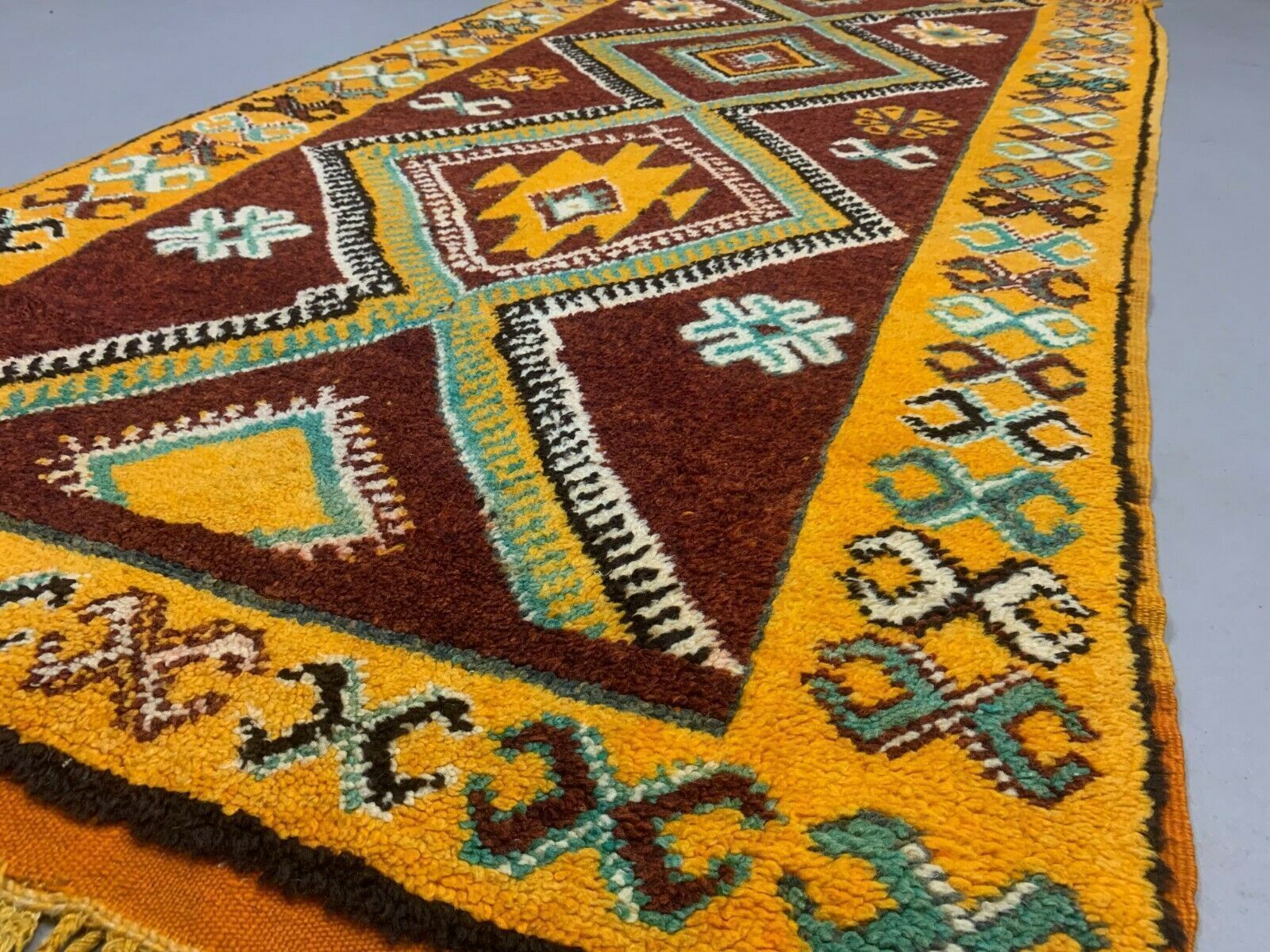 Moroccan Rug 190x102 Cm Tazenacht Berber Atlas, Tribal photo vintage