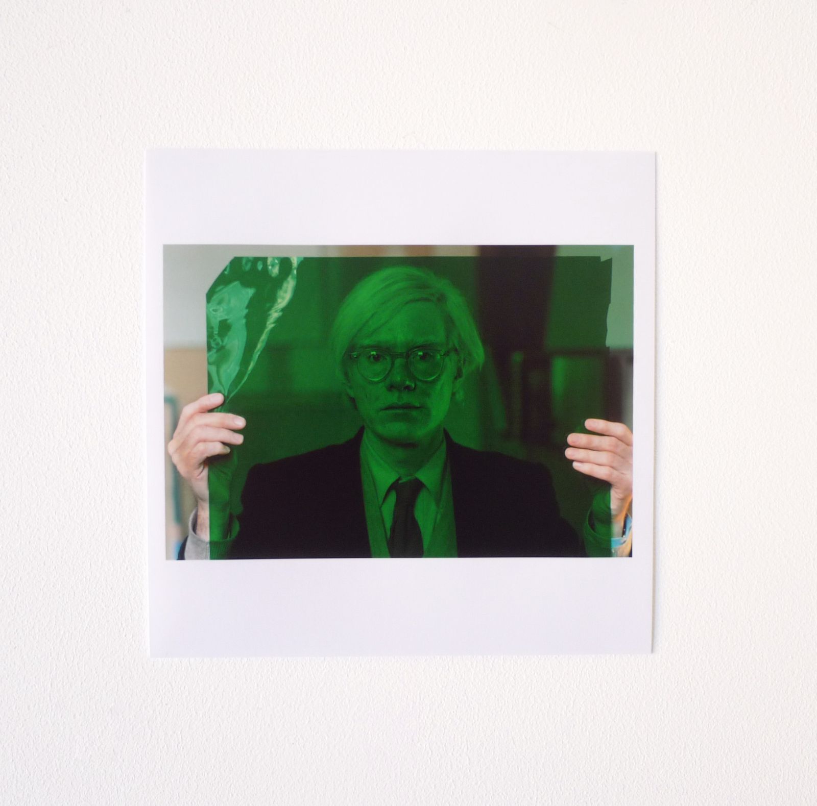 Signed Thomas Hoepker Magnum Print Of Andy Warhol, Ny 1981 photo furniture
