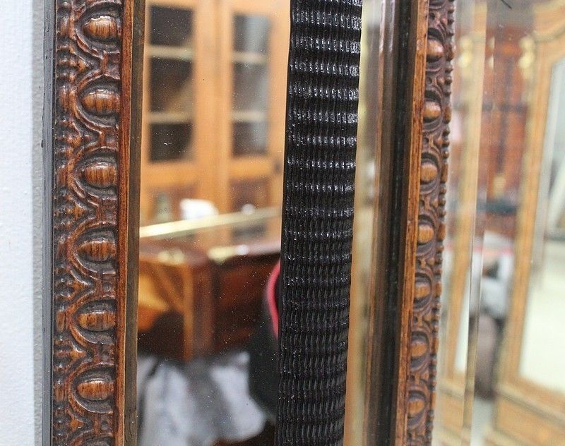 Large Rectangular Mirror, Louis XIV Style, Napoleon III Period  19th photo buy