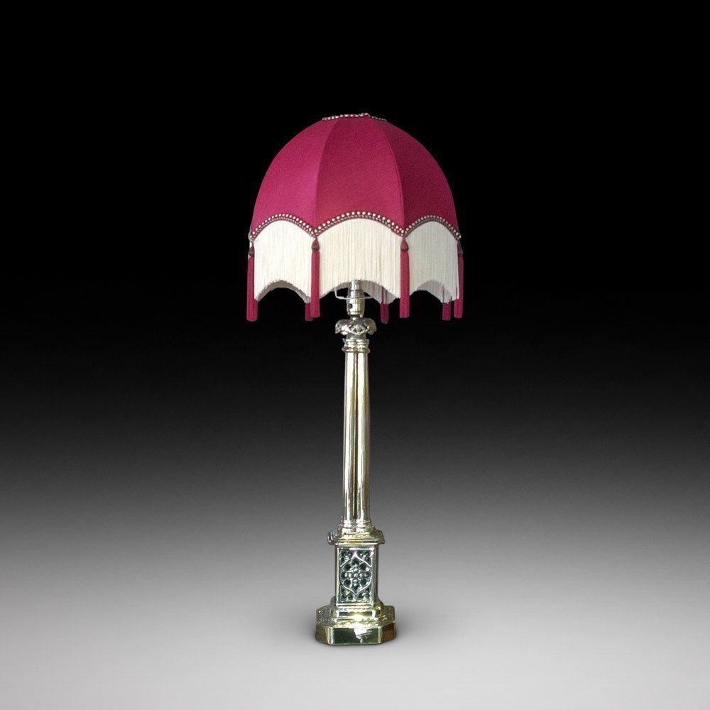 Edwardian Brass Table Lamp