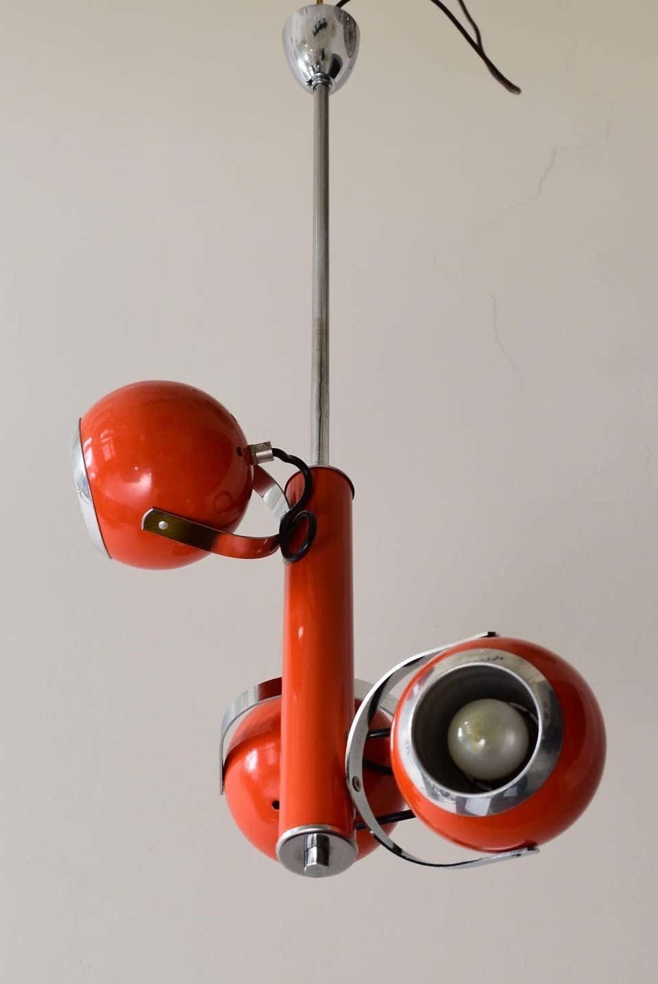 photo furniture Italian Design Pendant, Circa 1970s