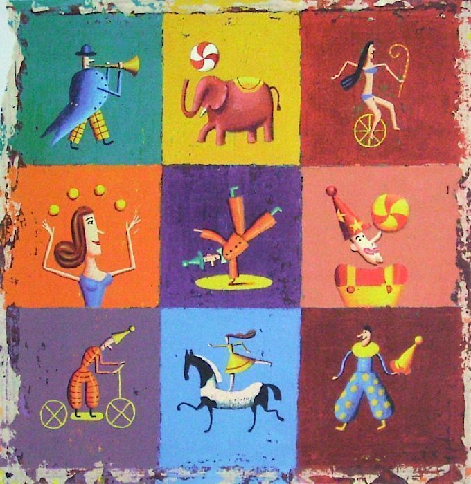 Jarrié Martin   Zeefdruk   Circus Games