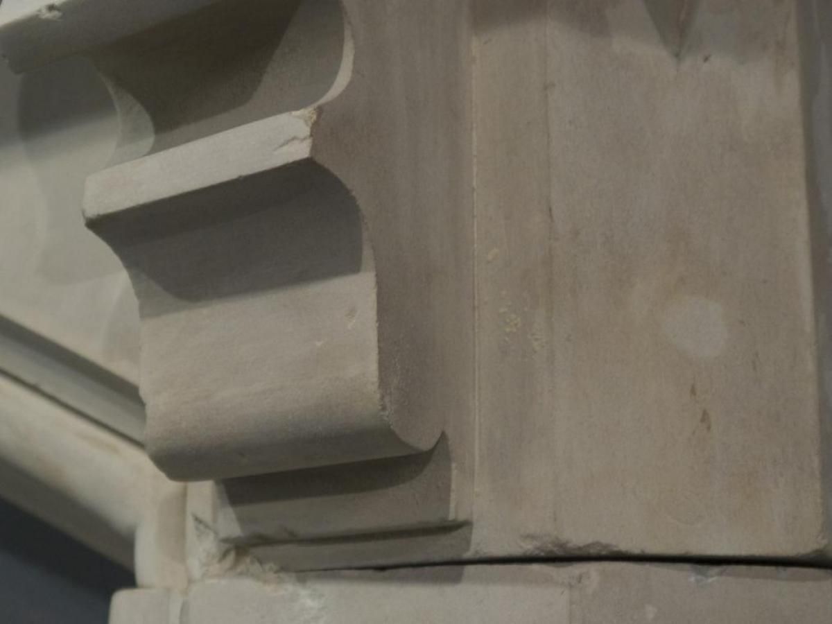 Original Gothic Stone Surround photo vintage