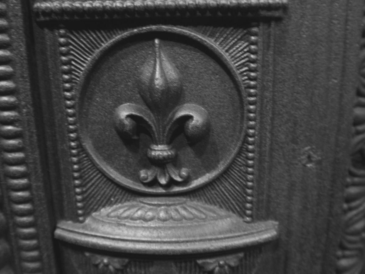 Original Antique Scottish Georgian Cast Iron Fireplace photo Home Fixtures