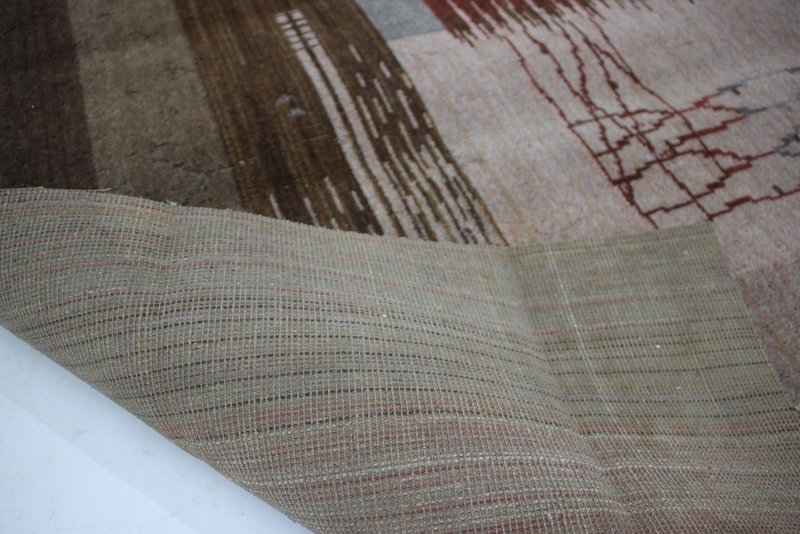 Bauhaus Modernist Rare Geometric Carpet / Rug   1930s photo vinterior