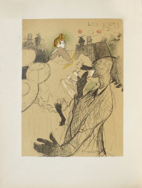 Toulouse Lautrec (After)  Lithography La Goulue Au Moulin Rouge