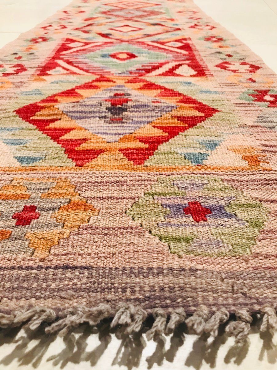 Hand Crafted Wool Carpet, 1980s photo for sale