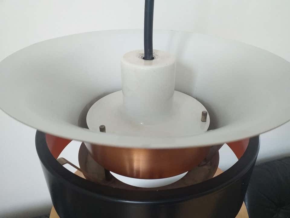 Midcentury Pendant Light Designed By Carl Thore, 1970s photo for sale