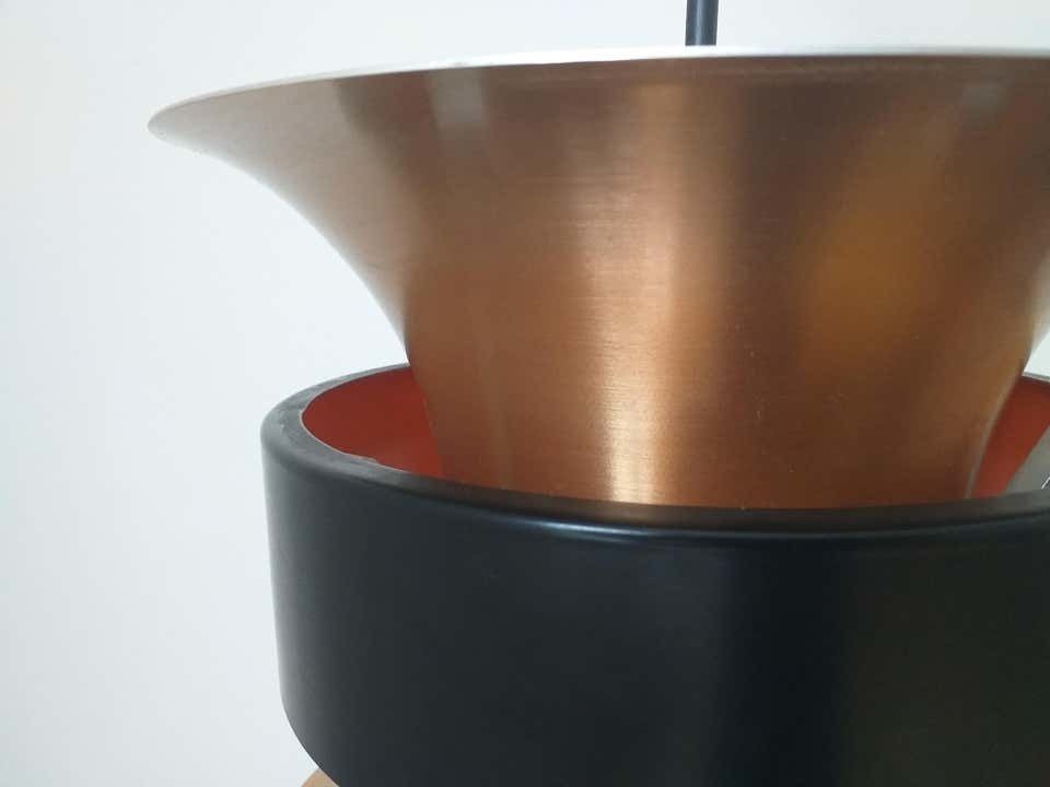 Midcentury Pendant Light Designed By Carl Thore, 1970s photo Lighting