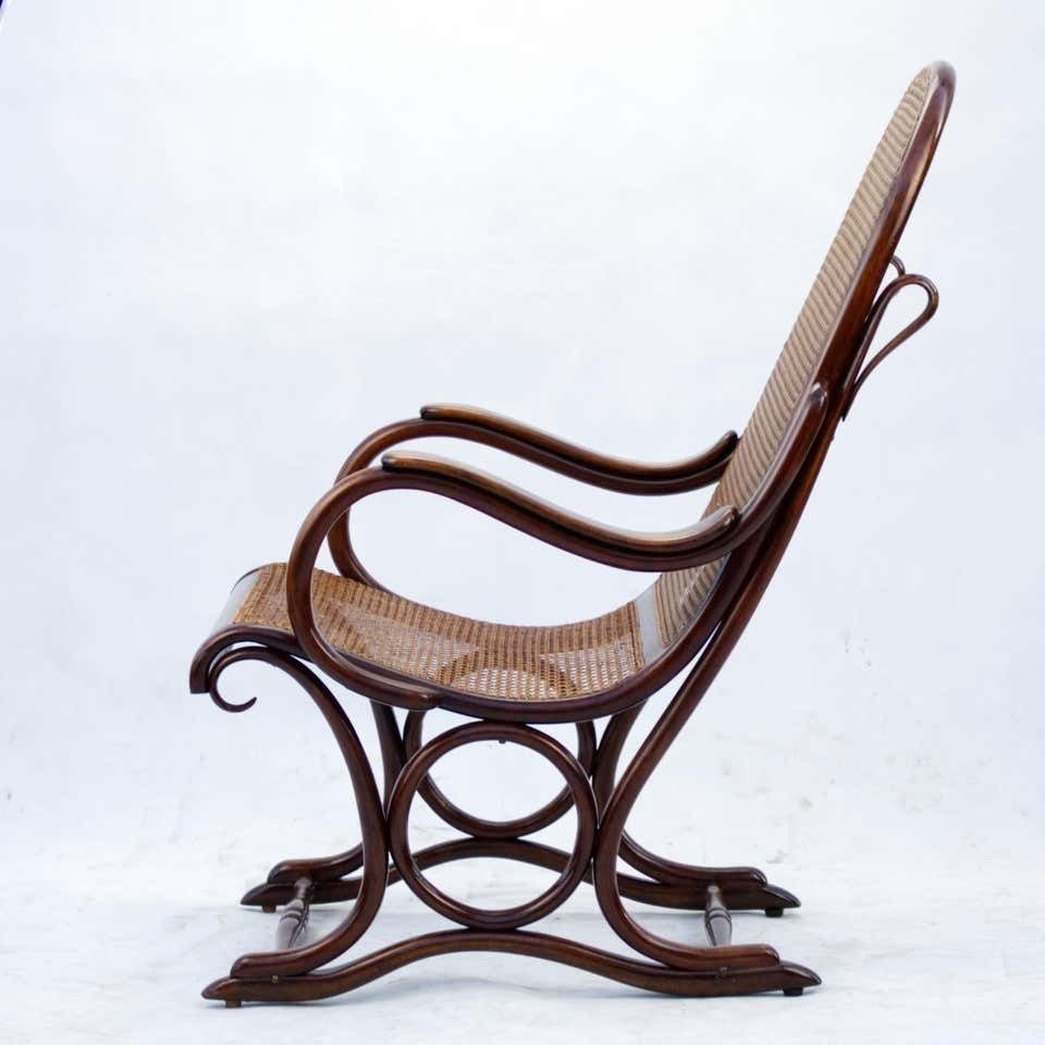 Bentwood Cane Salonfauteuil Easy Chair Thonet No. 1, Circa 1890 photo 3319.0