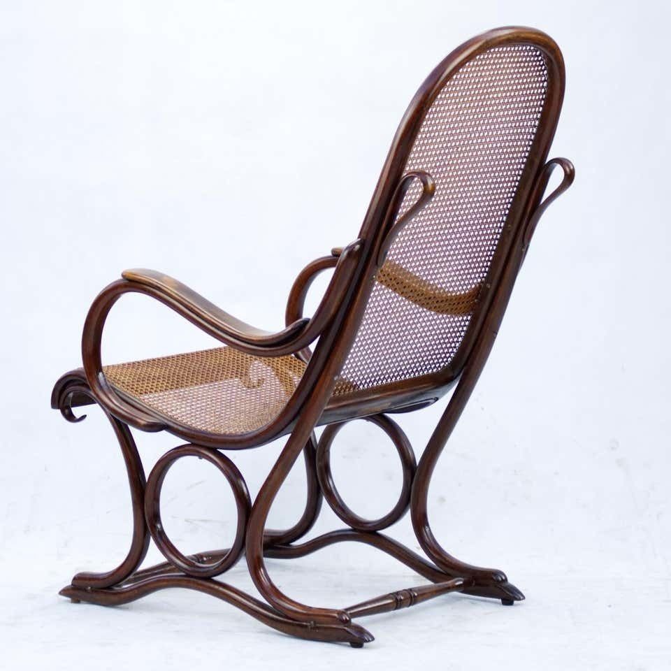 Bentwood Cane Salonfauteuil Easy Chair Thonet No. 1, Circa 1890 photo vinterior
