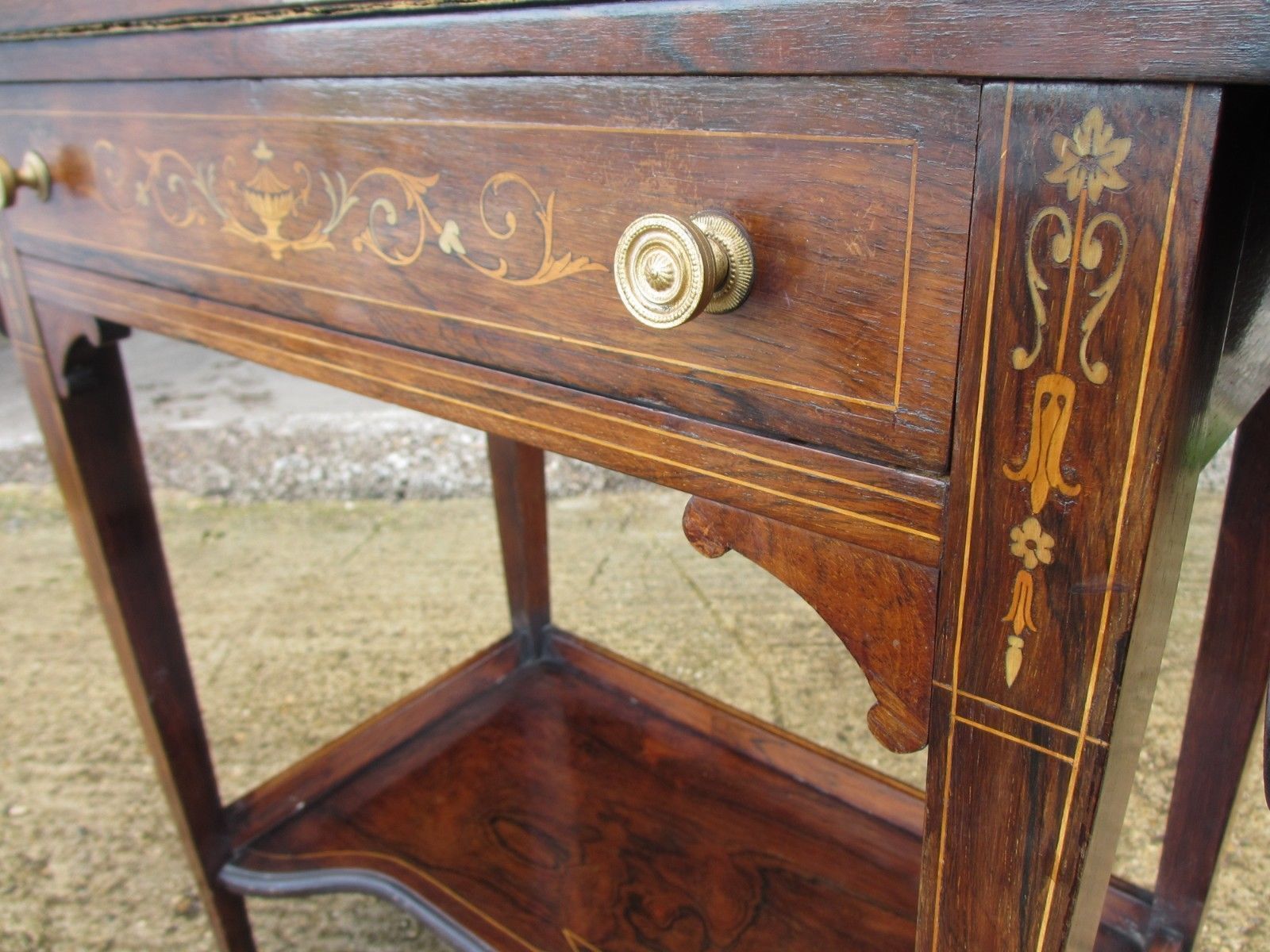 Victorian Rosewood And Inlaid Ladies Writing Bureau photo 2237.0