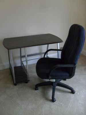 Office Chair And Desk (Will Split)