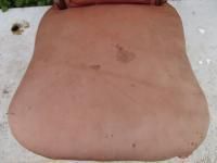Unusual Victorian Rosewood Upholstered Scroll Back Nursing Chair photo 585.0