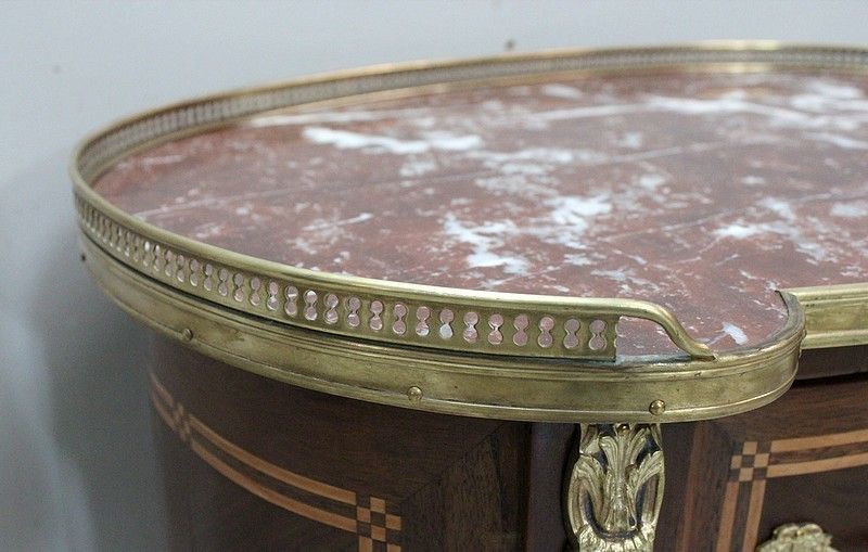 Small Mahogany Dresser Chiffonnière, Louis XV / Louis XVI Transition Style   Late 19th photo buy
