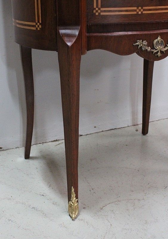photo buy Small Mahogany Dresser Chiffonnière, Louis XV / Louis XVI Transition Style   Late 19th