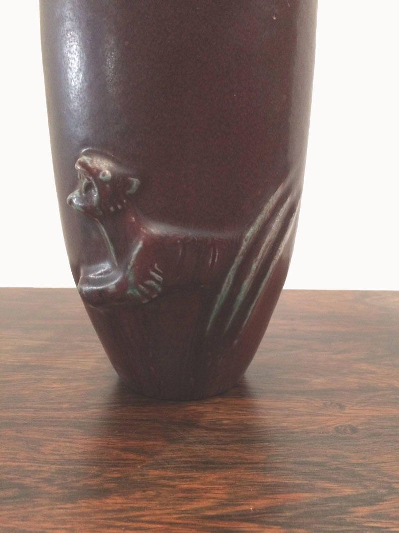 1920´S   1930´S Large Oxblood Glazed Vase By Jais Nielsen For Royal Copenhagen   photo Home Decor