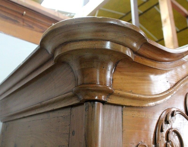 photo for sale Four Doors Regional Cabinet, In Blond Cherry, Louis XV Period   1810/1820