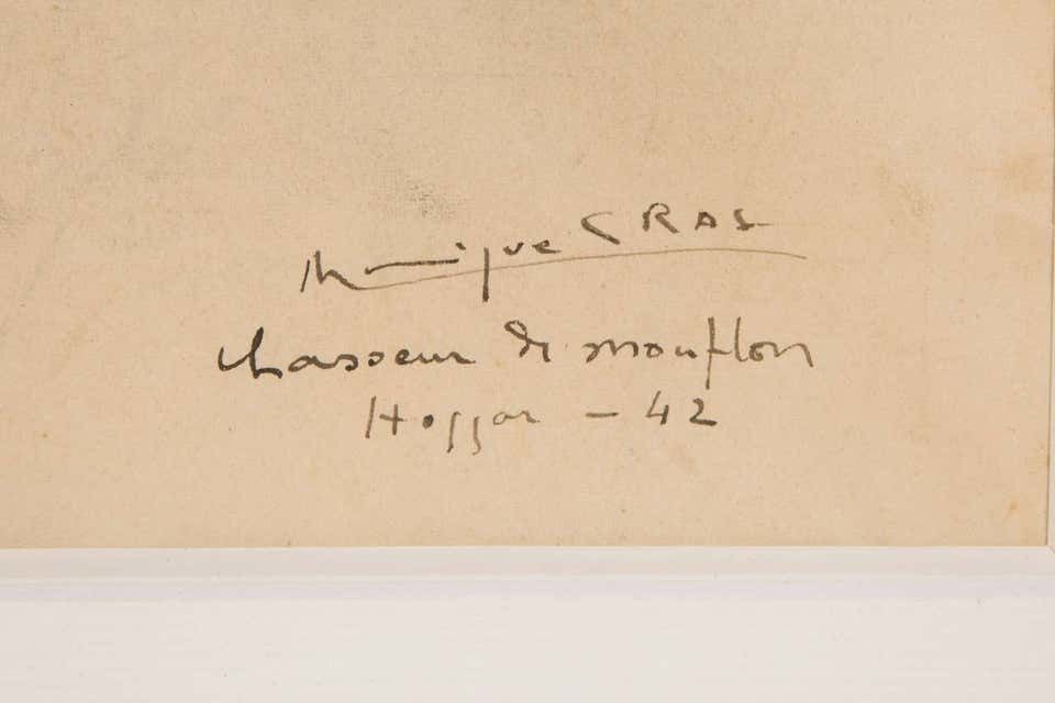 Monique Cras (1910 2007), "Mouflon Hunter   Hoggar", 1942 photo buy
