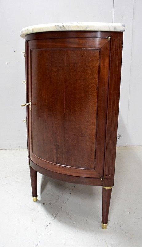 photo buy Small Mahogany Half Moon Buffet / Commode, Louis XVI Period   Xviiith