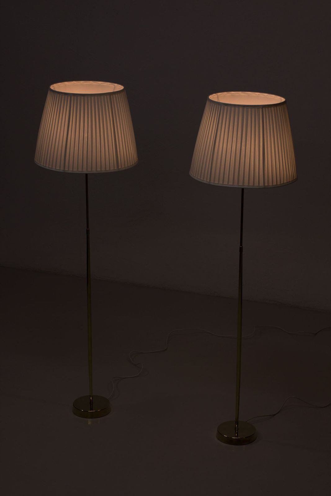 Pair Of  Floor Lamps By Asea, Sweden photo vintage