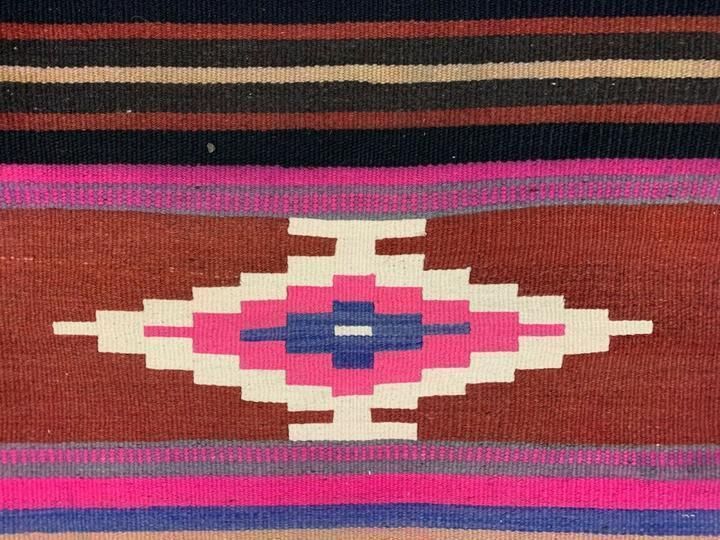 Vintage Turkish Kilim 270x160 Cm Wool Kelim Rug Large Purple, Pink, Black photo 650.0