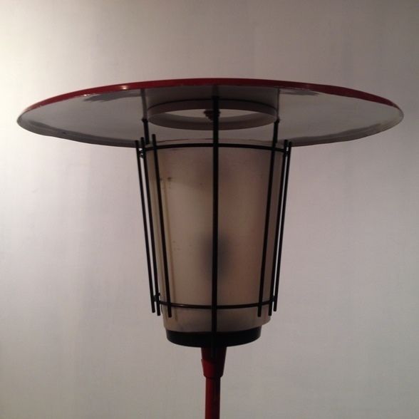Outdoor Floor Lamp – Swiss Design – 50’s photo vinterior