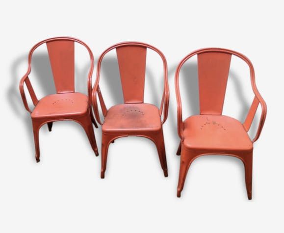 Red Industrial Chair