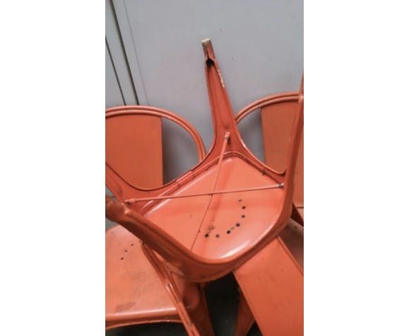 Red Industrial Chair photo Furniture