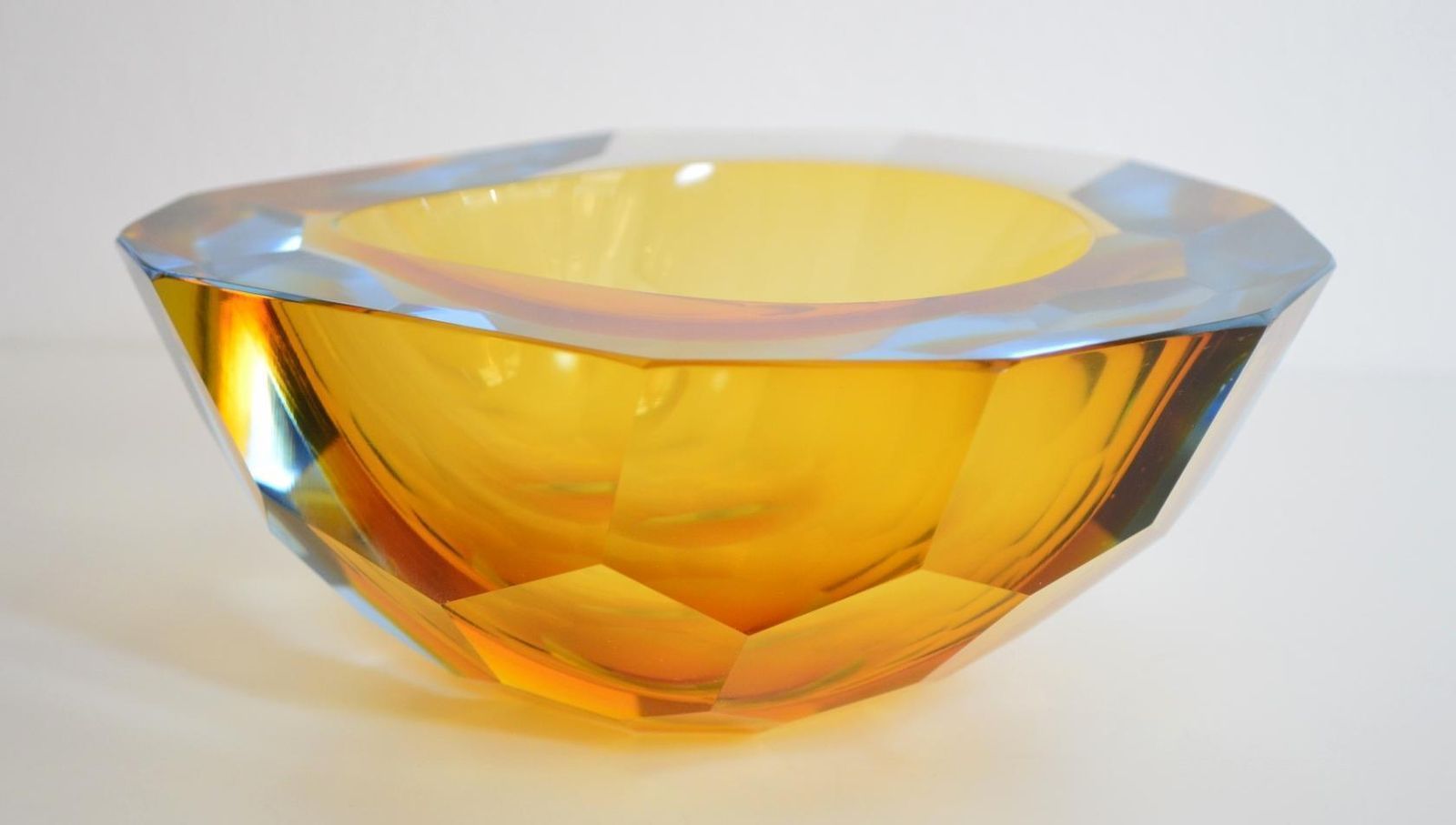 Murano Sommerso Ashtray By Flavio Poli, 1950s photo buy