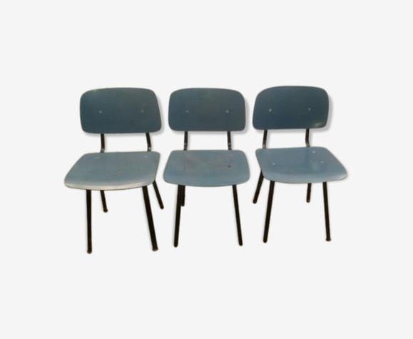 Chairs Revolt By Friso Kramer For Ahrend Cirkel, 1954, Set Of 3