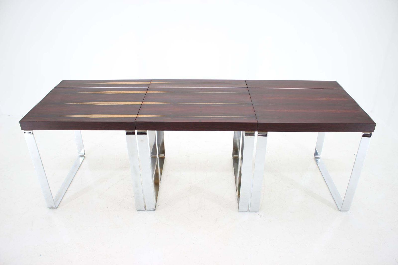 Three Luxurious Rosewood Dinig/Office Tables By Ladislav Vrátník   1970s photo for sale