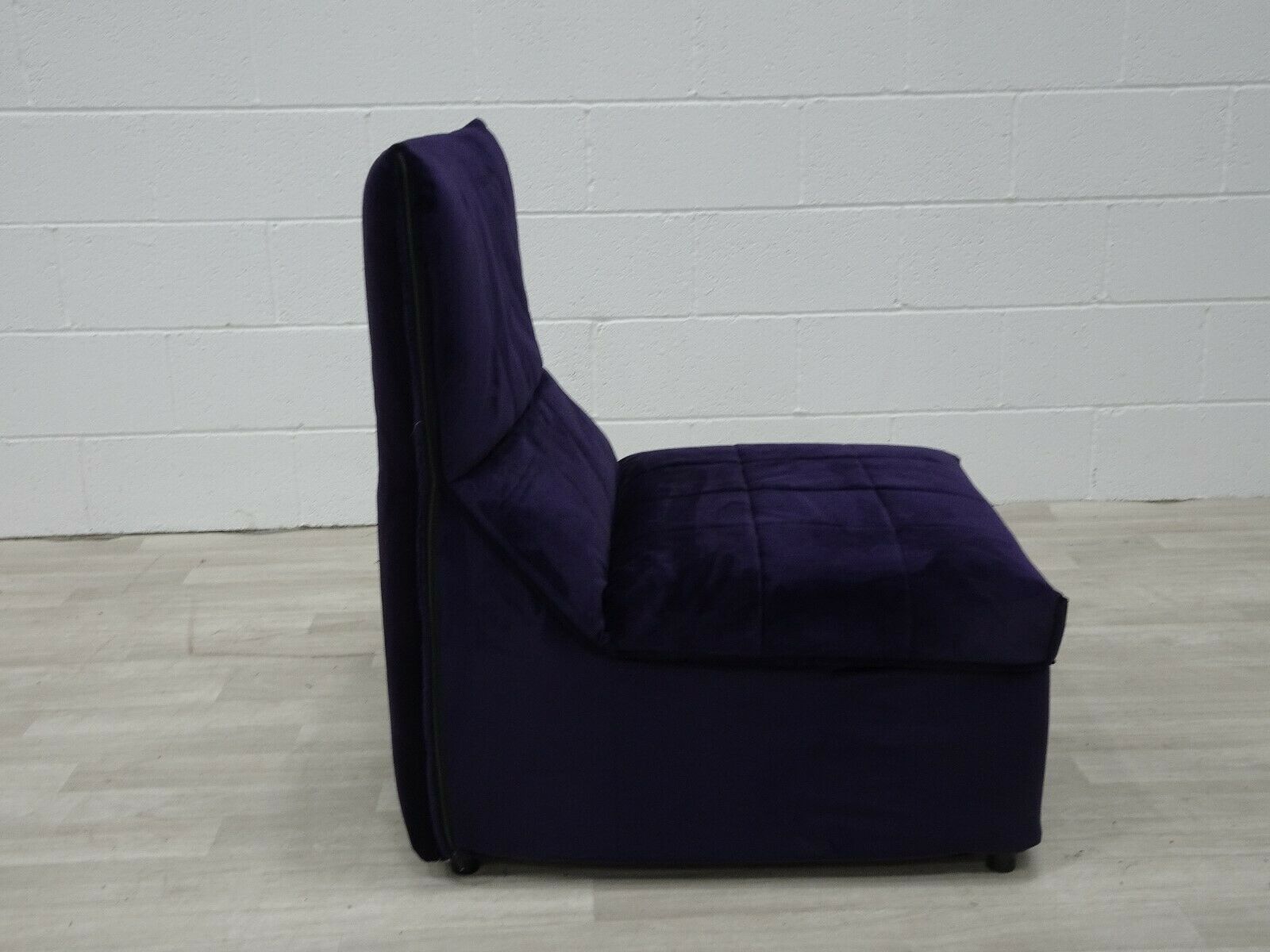 Stunning Rare Bb Italia Baia Corner And Chair In Purple Velvet photo buy