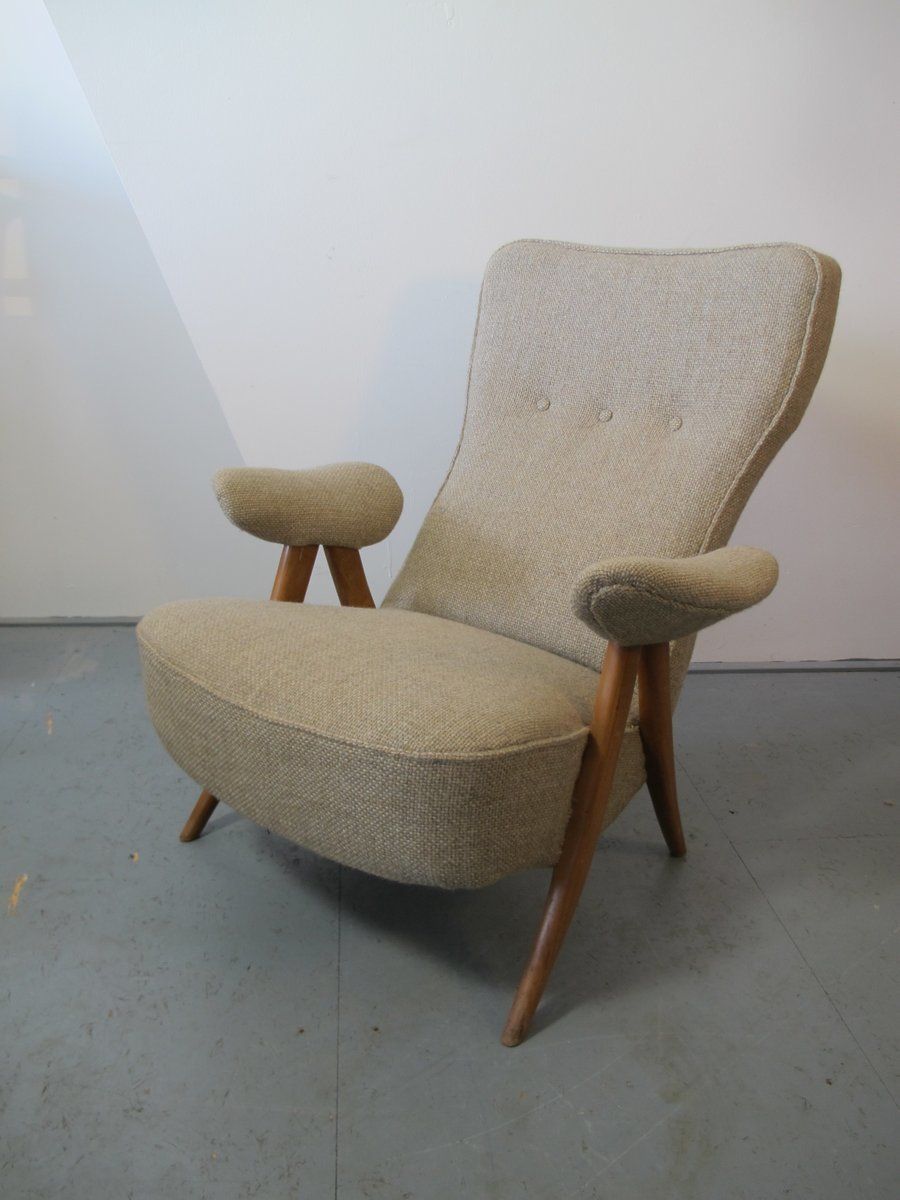 Mid Century Lounge Chairs By Theo Ruth For Artifort, 1950s, Set Of 2 photo for sale