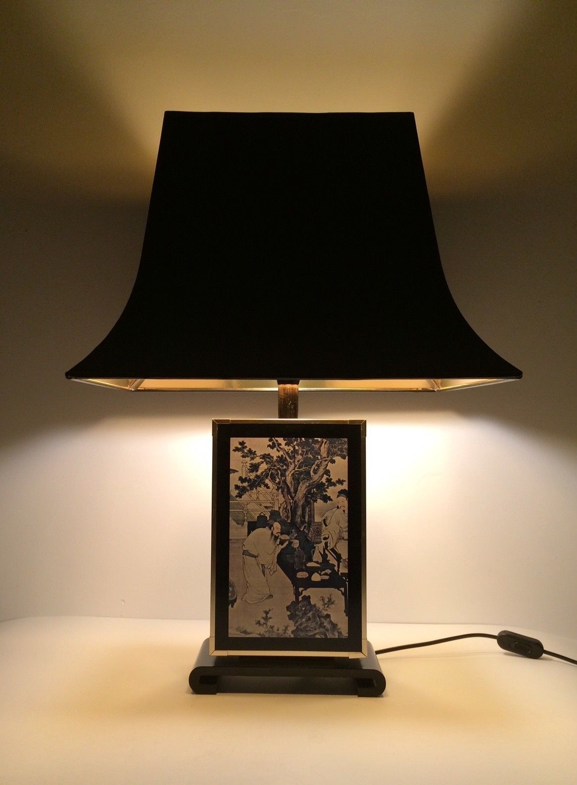 Maison Le Dauphin Tu Chin Pagode Design Tafellamp Frankrijk Jaren 1970 photo Verlichting