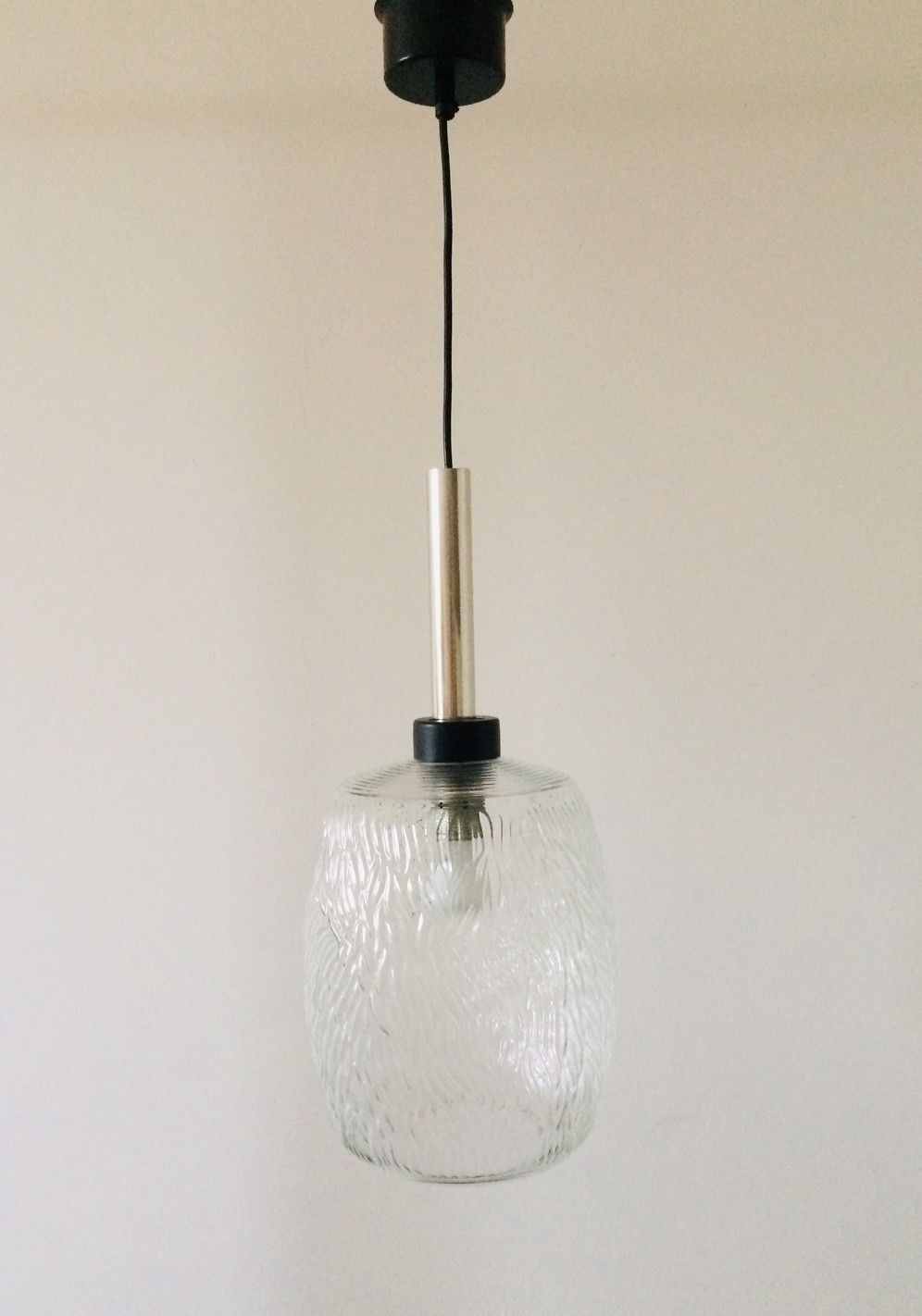 Mid Century Modern Glazen Hanglamp, Duitsland, Jaren 1960 photo 169.88