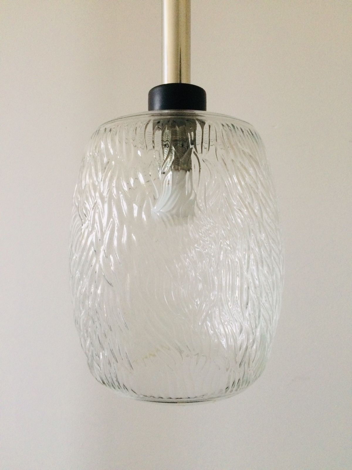 Mid Century Modern Glazen Hanglamp, Duitsland, Jaren 1960 photo buy