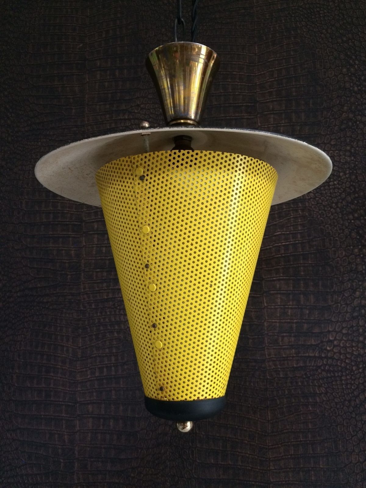 Mathieu Mategot Jaren 1950 Franse Design Lantaarn Hanglamp photo vinterior