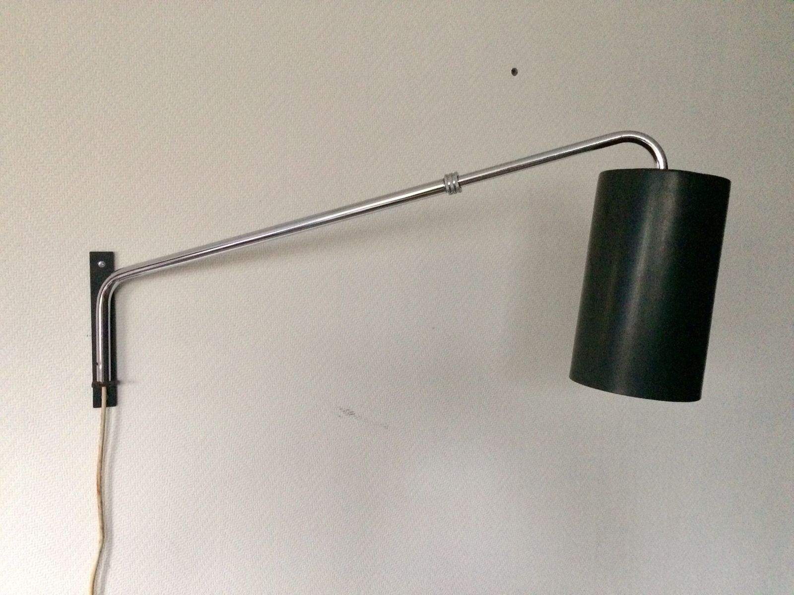 photo for sale Mid Century Design Uitschuifbare Cilinder Wandlamp Uit De Jaren 1960