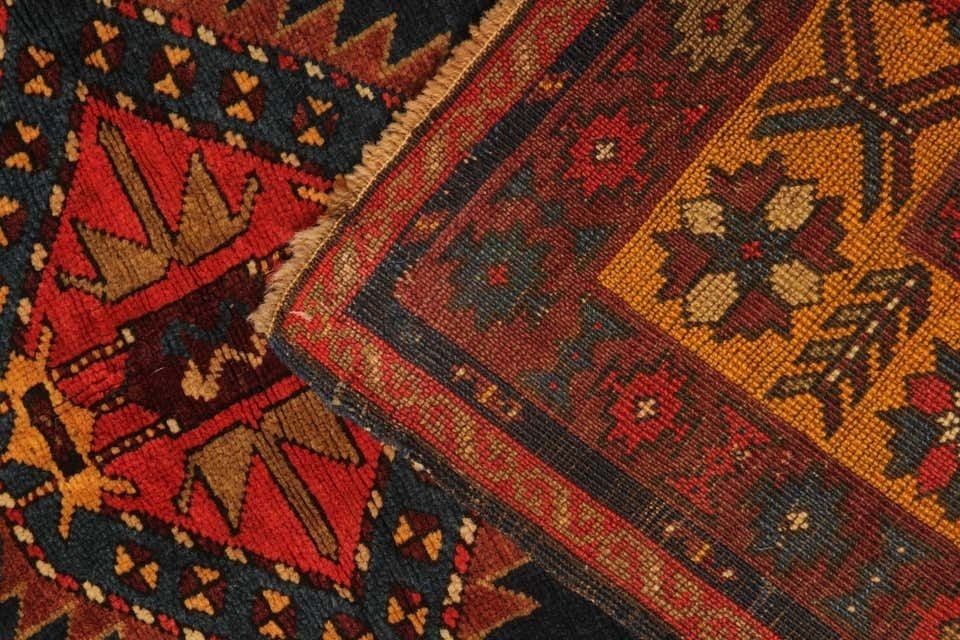 Rare Antique Rug Caucasian Carpet Shirvan  Kazak Area Rug 99x163cm photo vinterior