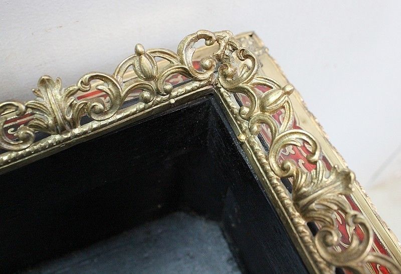 "Boulle" Marquetry Planter, Napoleon III Period Mid 19th Century photo 3330.0