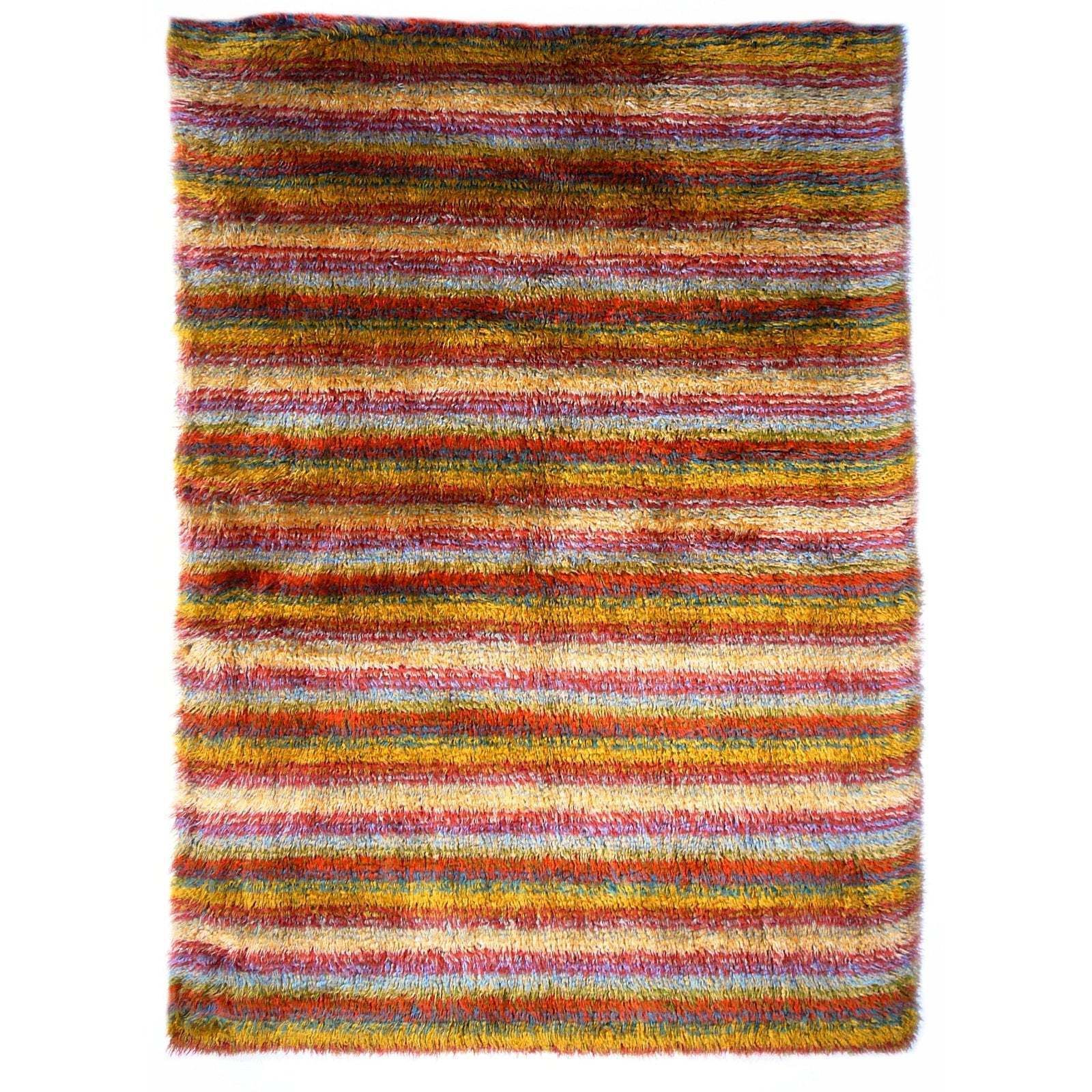 Mohair Rug Turkey 7.9 X 5.6 Ft / 240 X 170 Cm Oushak Long Pile Cosey Shag Super Soft Carpet