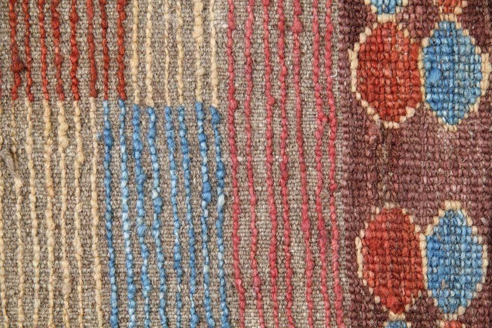 Handmade Carpet Moroccan Rugs, Shag Rugs, Pink And Red Primitive Rug For Sale photo for sale
