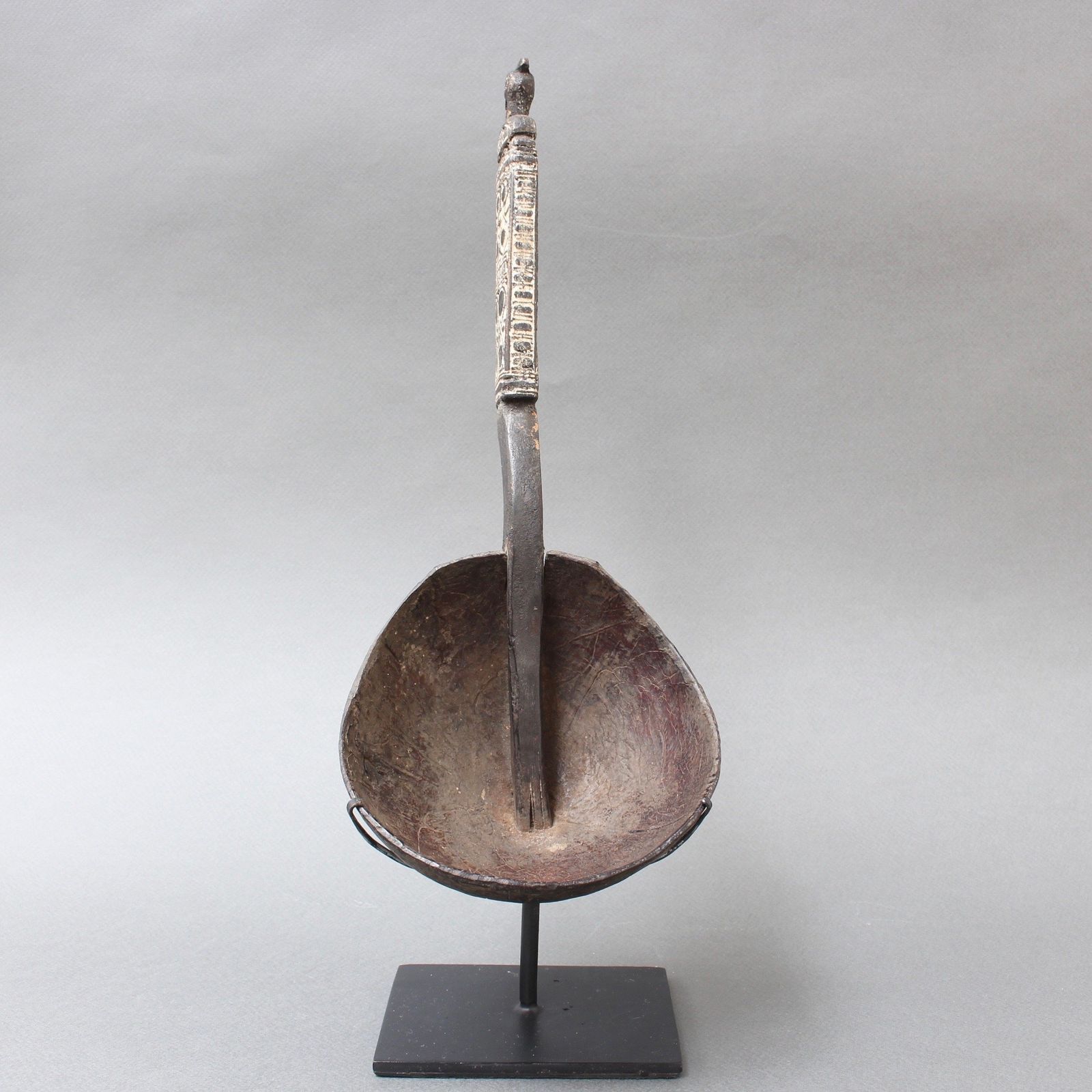 Ritual Ladle Of Wood And Coconut Shell From Timor Island, Indonesia (Circa 1950s) photo for sale