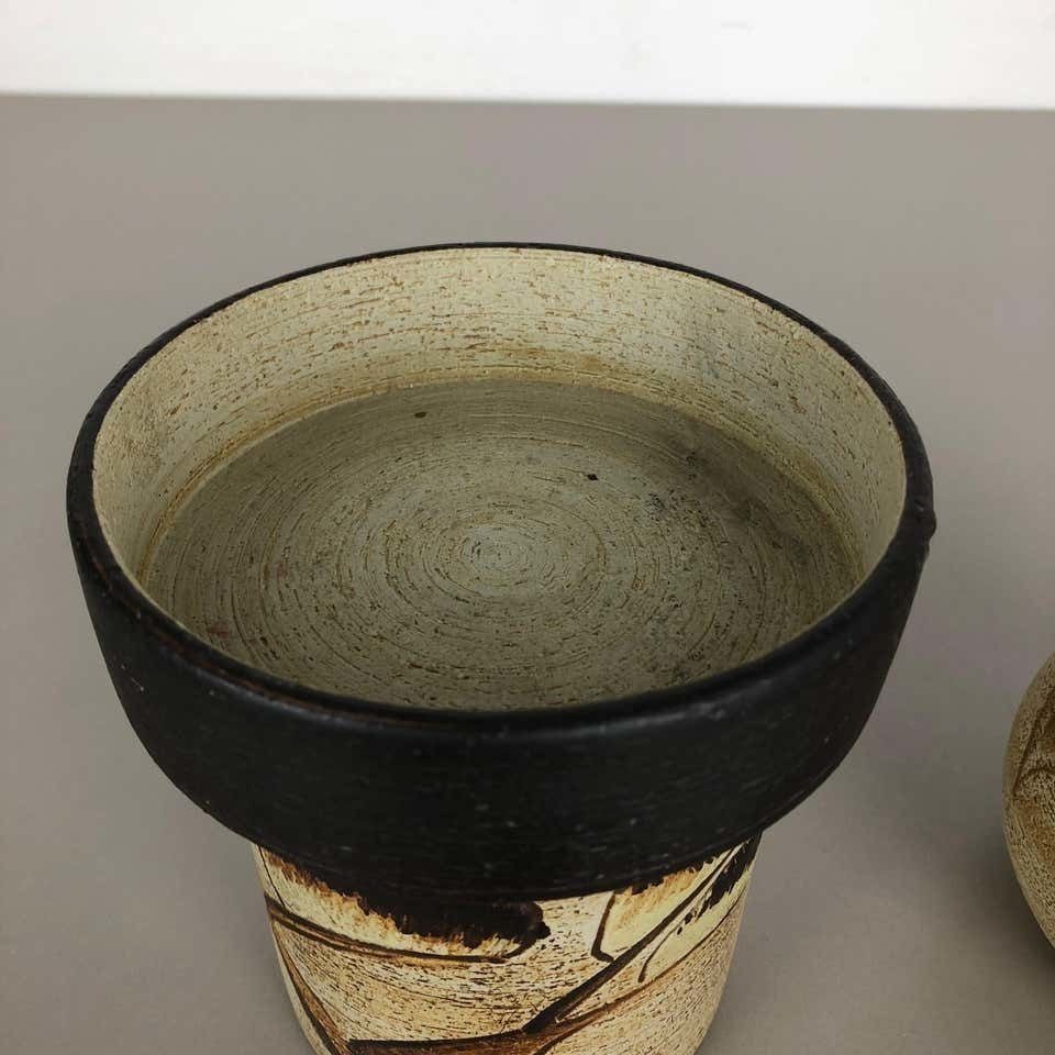 Set Of 2 Modernist 1970s Vase Sculptures Peter Müller For Sgrafo Modern, Germany photo 313.0